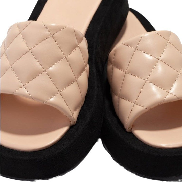 Dame Mode Clogs med flettet overmateriale og skridsikker sål Stilla