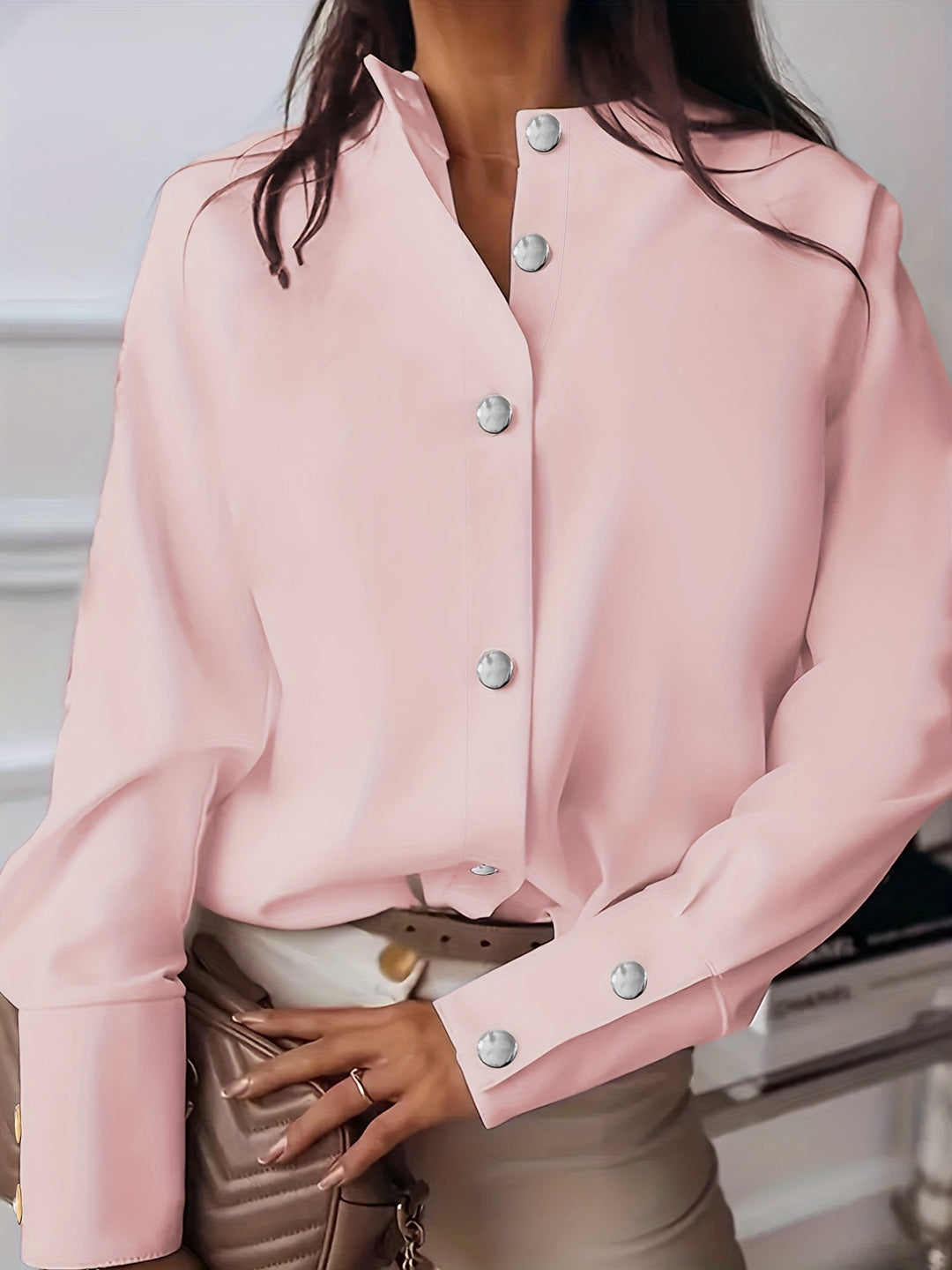 Dame Modejakke med elegante knapper Stilla