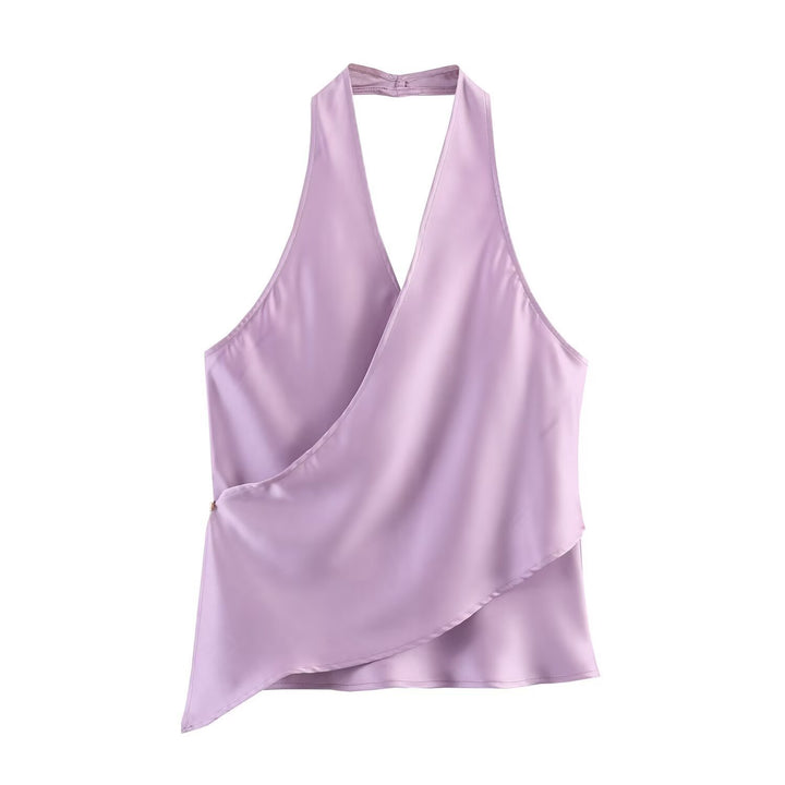 Dame Wickelbluse med V-hals Skovae