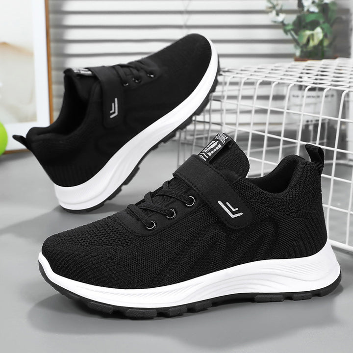 Femme Letvægts Velcro Sport Sneakers med Åndbart Mesh Design Stilla