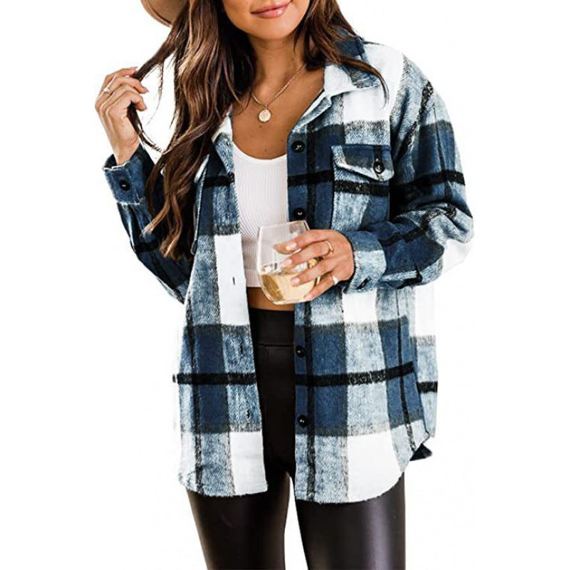 Dame flannel skjorte Stilla