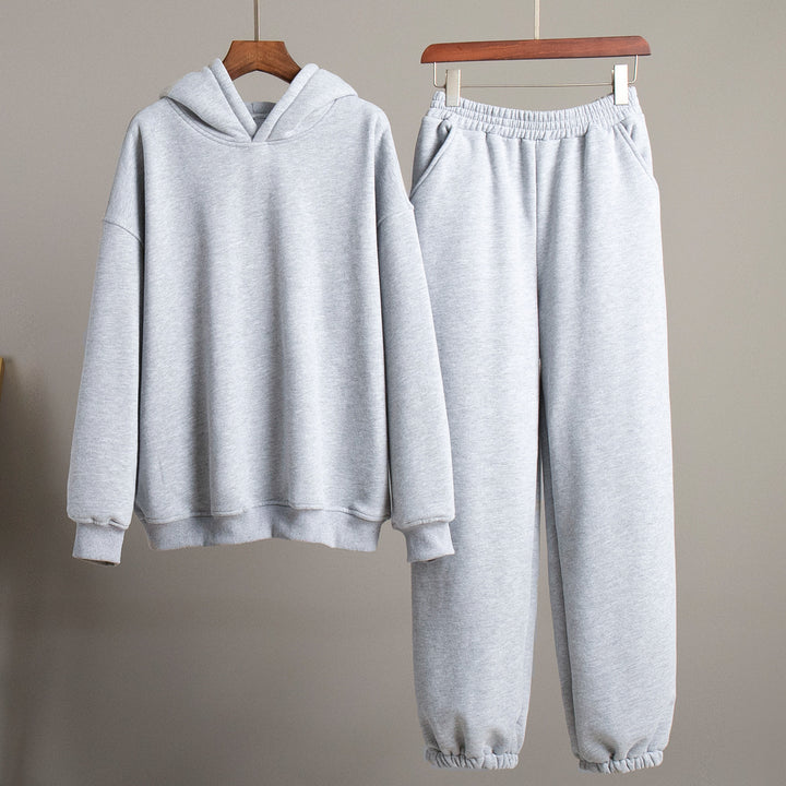 Kvindernes sporty hoodie og joggingbukser sæt Stilla