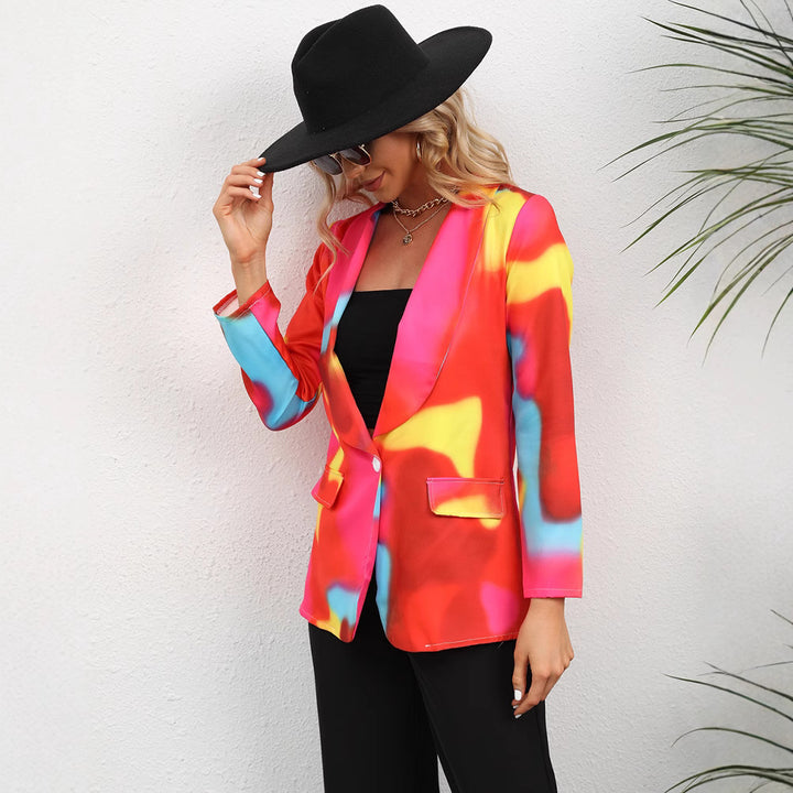 Dame Farverig Statement-Blazer Stilla
