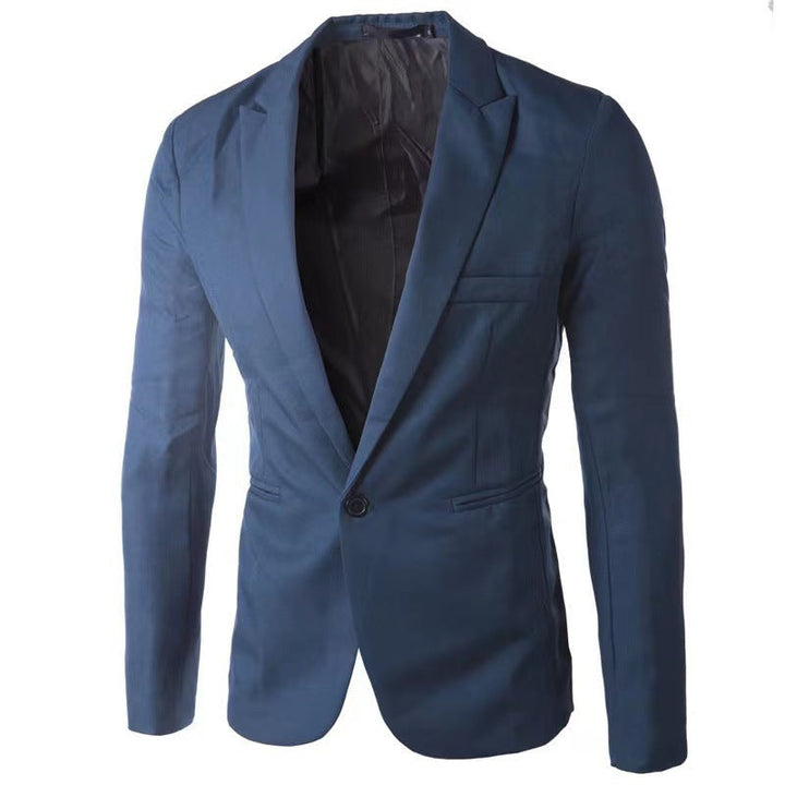 Herres elegant jakkesæt blazer med moderne snit og fin tekstur Stilla