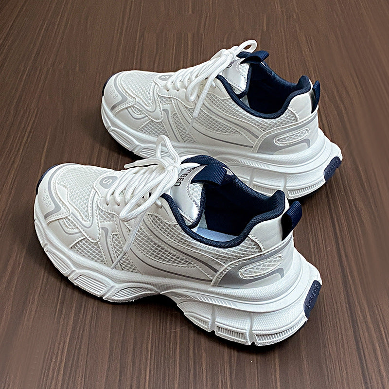 Dame Performance Sneakers med åndbar mesh-overflade og polstret dæmpning Stilla