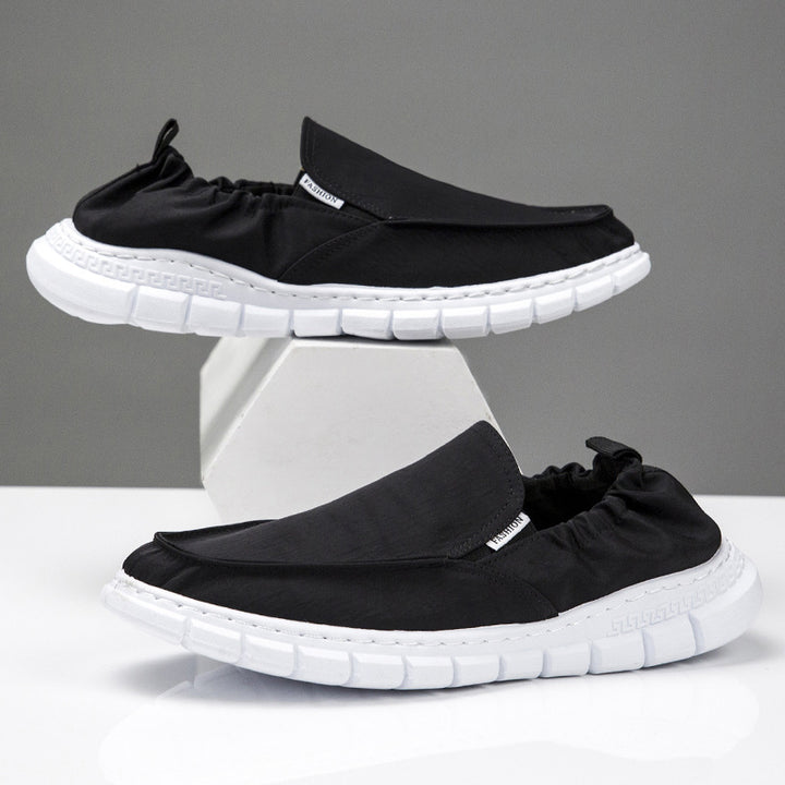 Femme Casual Elastisk Slip-On Sneakers Stilla