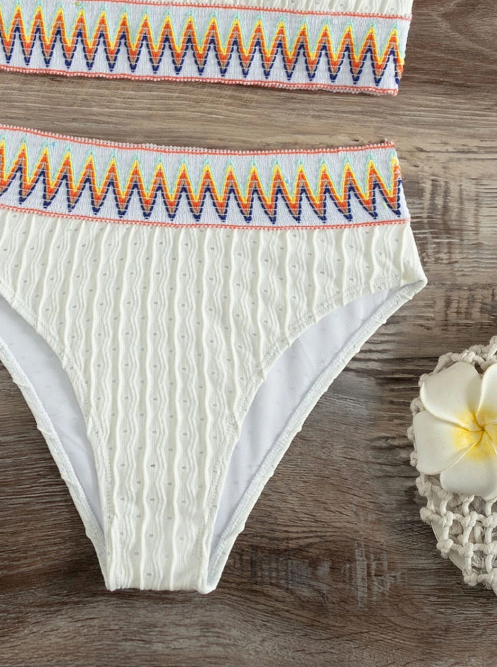Damer Bikiniset med asymmetrisk overdel og høj talje Stilla