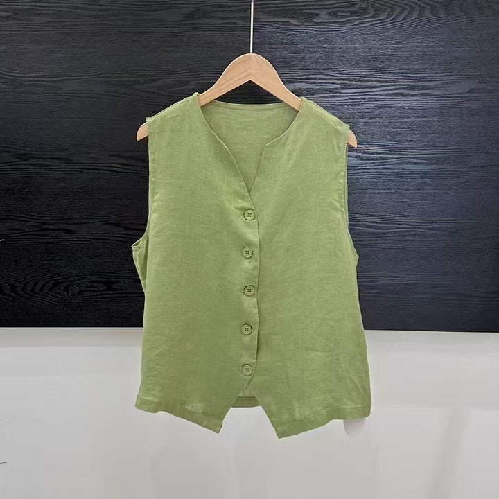 Femme Button-Up Linned Vest Stilla