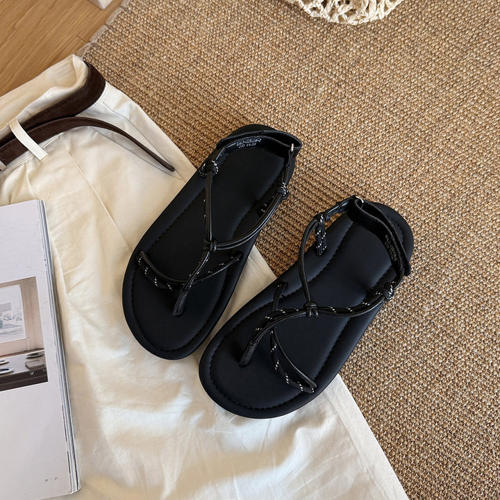 Dame Stilfulde Minimalistiske Tåsandaler Stilla