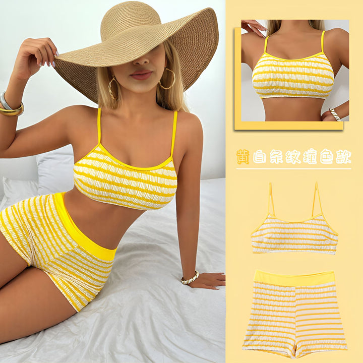 Dame Cropped Top og Shorts Sæt Skovae