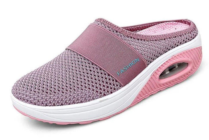 Dame Komfortable Wellness-Sandaler med luftig Mesh-overflade og dæmpende sål Stilla