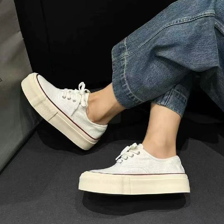 Dame afslappede sneakers med høj plateau Stilla