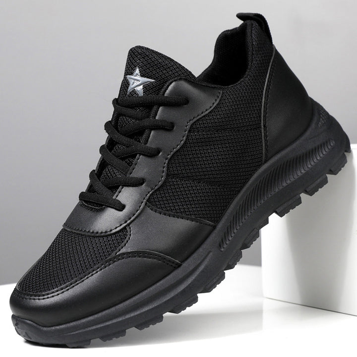 Herre let sport sneaker med åndbare mesh-indlæg og skridsikker sål Stilla