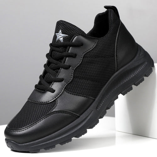 Herre let sport sneaker med åndbare mesh-indlæg og skridsikker sål Stilla