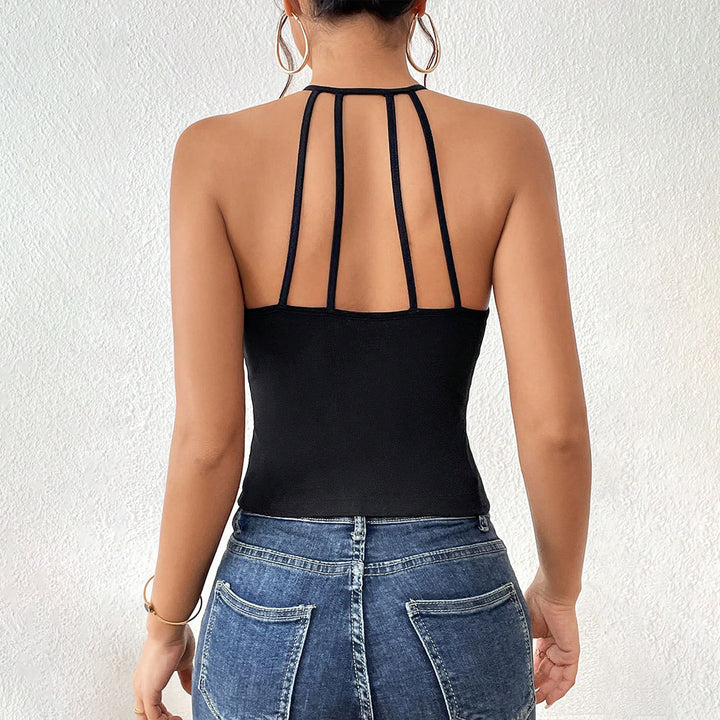 Kvindernes bodystocking med smart krydsdesign Stilla
