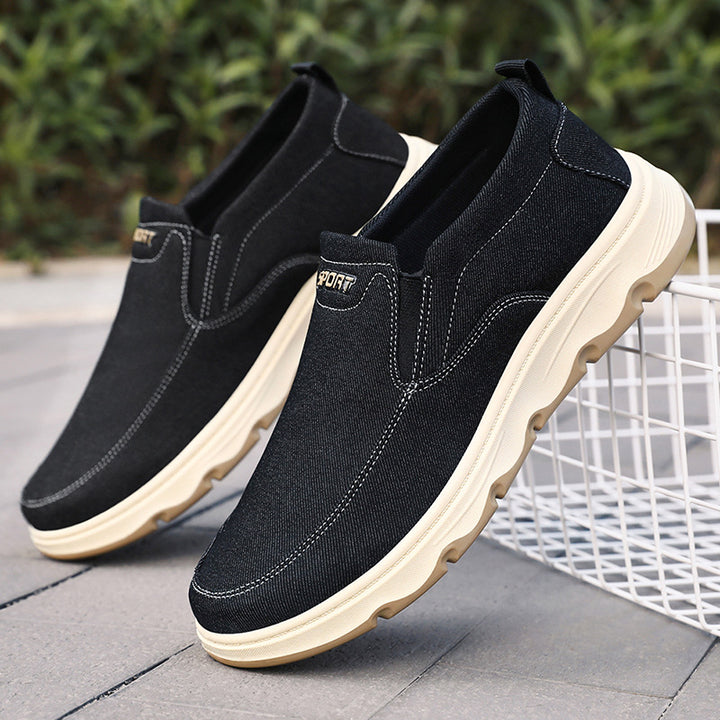 Femme Slip-On Fritids Sneakers med fleksibel sål Stilla