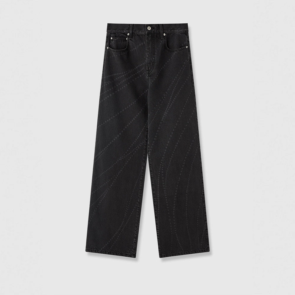 Kvindernes moderne bootcut jeans med høj talje og elegant design Stilla