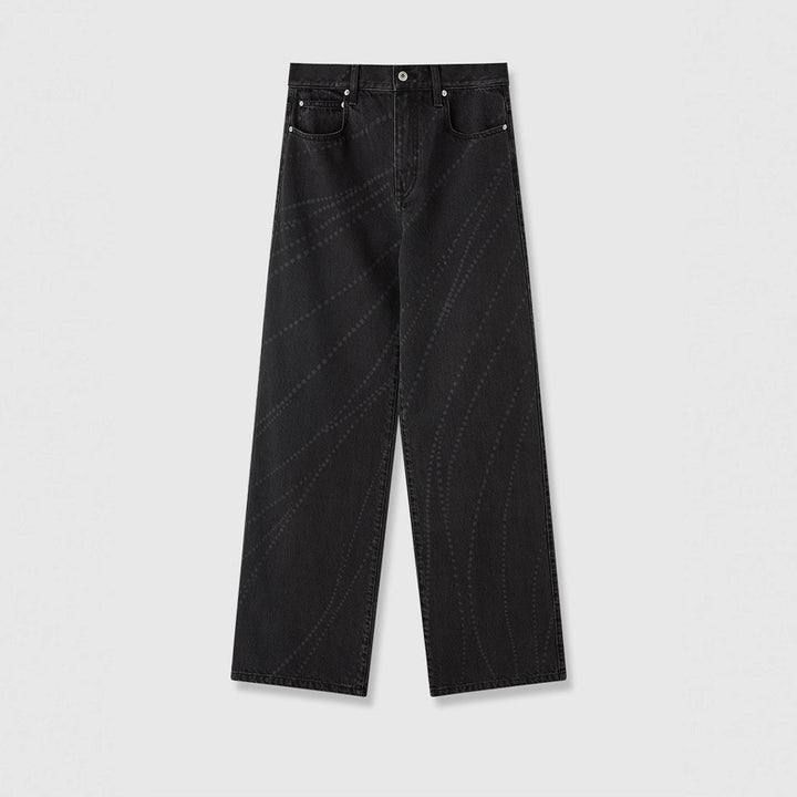 Kvindernes moderne bootcut jeans med høj talje og elegant design Stilla