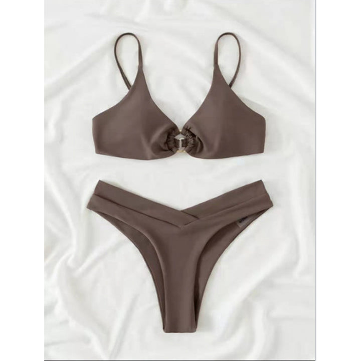 Damebikini med høj talje og elegant design Stilla