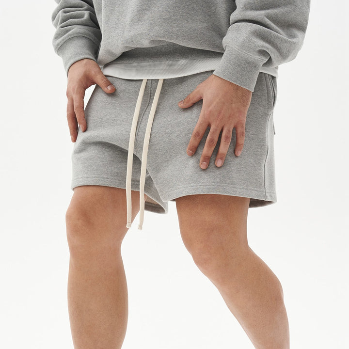 Herrer Behagelige Sweatshorts med justerbar livvidde og sidelommer Stilla