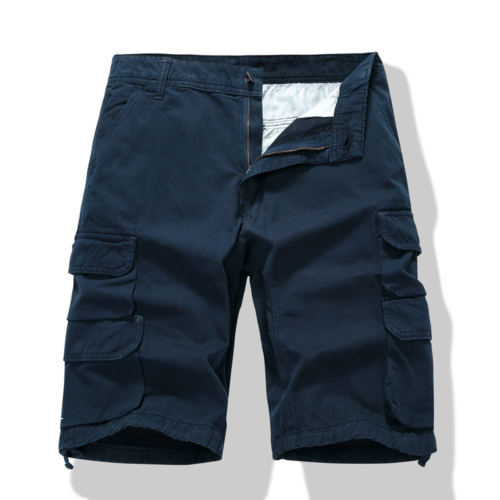 Herre cargo shorts med praktiske sidelommer og åndbart bomuldsblanding Stilla