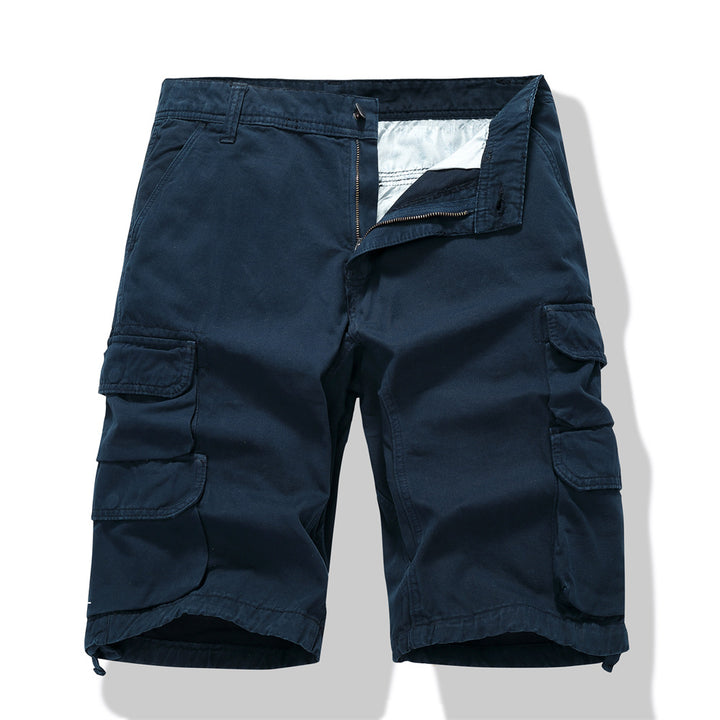 Herre cargo shorts med praktiske sidelommer og åndbart bomuldsblanding Stilla