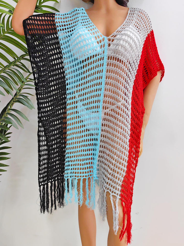 Dame luftig-transparent strandponcho Skovae