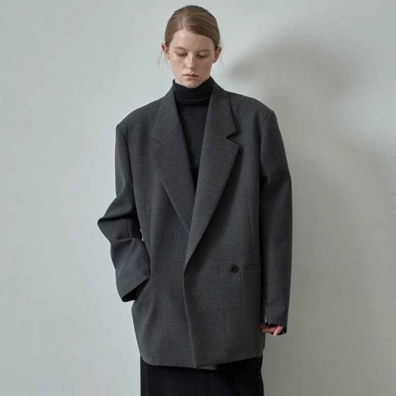 Dame Oversize Blazer med dobbelt knaplås Stilla