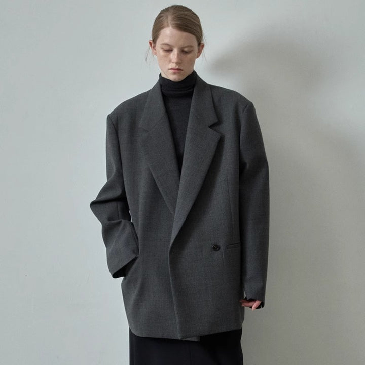 Dame Oversize Blazer med dobbelt knaplås Stilla