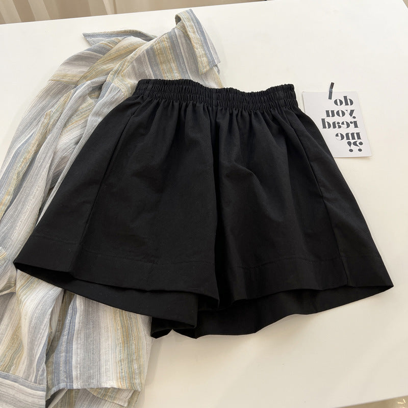 Dame Relaxed Fit Bomulds shorts Stilla