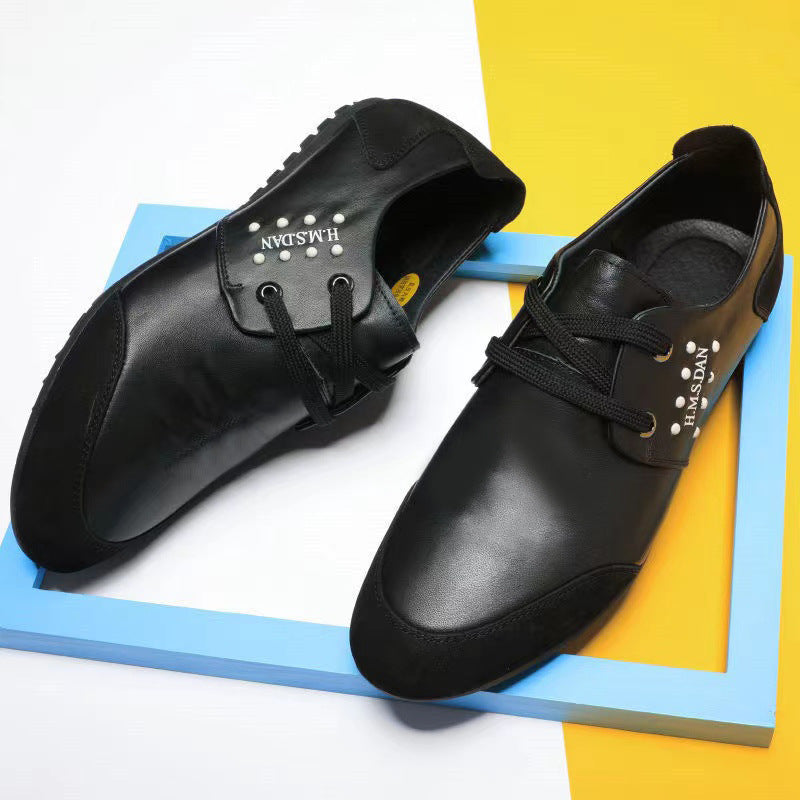 Herrer Sleek Casual Læder Sneakers med forbedret Komfort Stilla