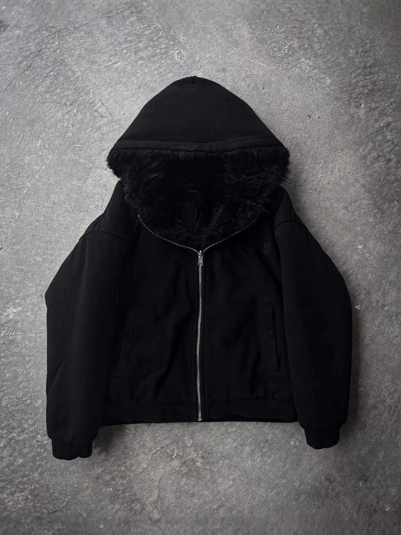 Kvindernes bløde og varme hoodiejakke Stilla