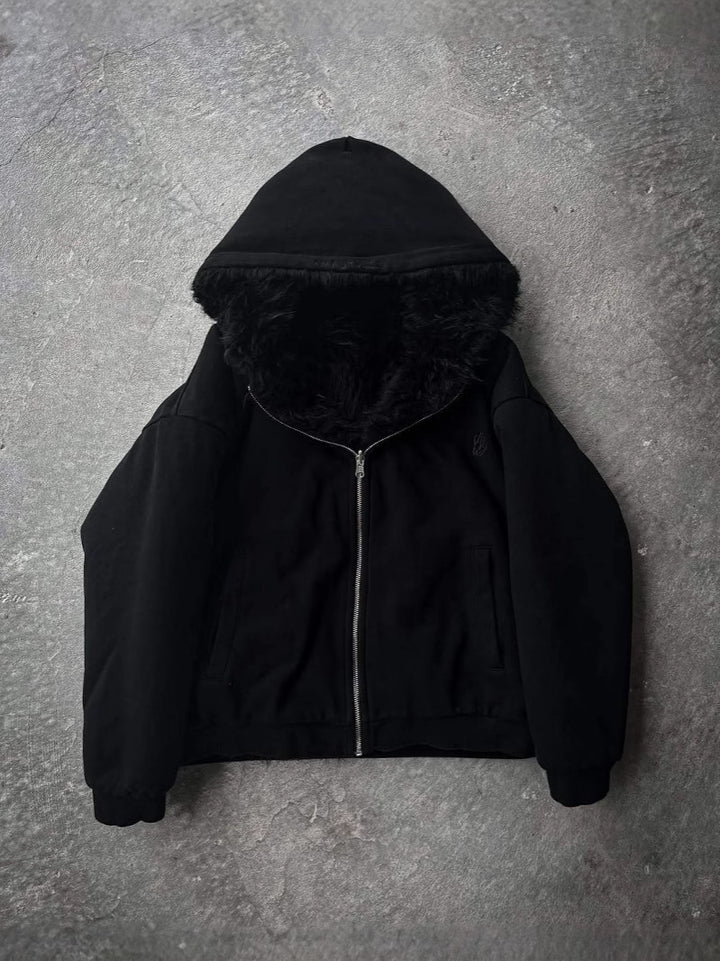 Kvindernes bløde og varme hoodiejakke Stilla