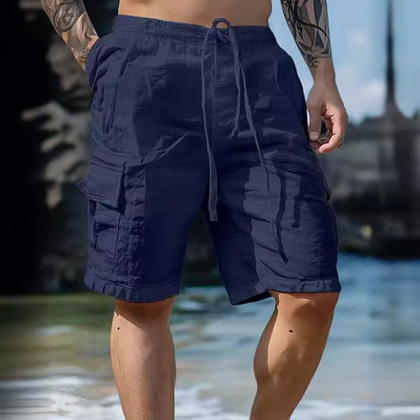 Herrer Cargo-short med flere lommer Stilla
