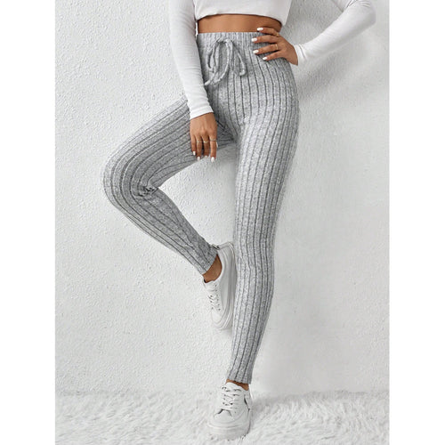 Femme Ribstrik Høj Talje Leggings Stilla