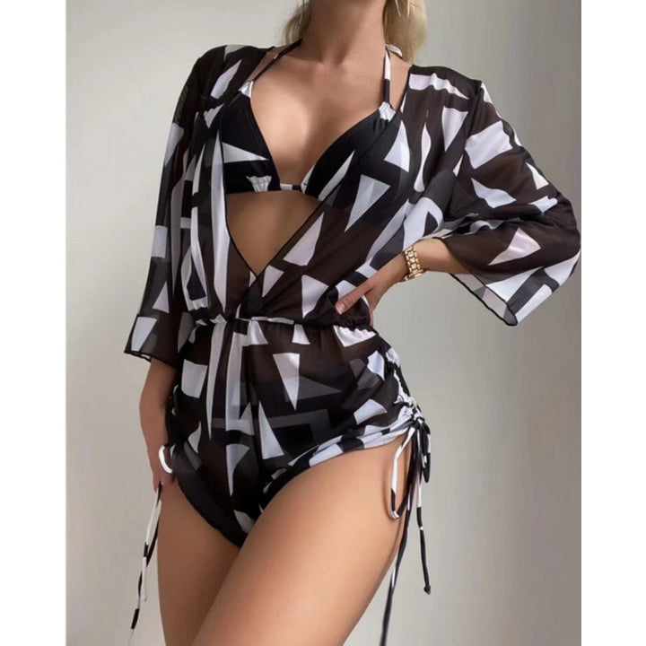 Damer bikini sæt med luftig strandoverdel Stilla