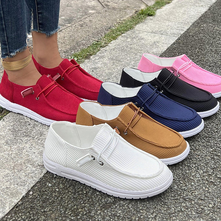 Dame Slip-On fritidssko med skridsikker sål og åndbart overdæk Stilla