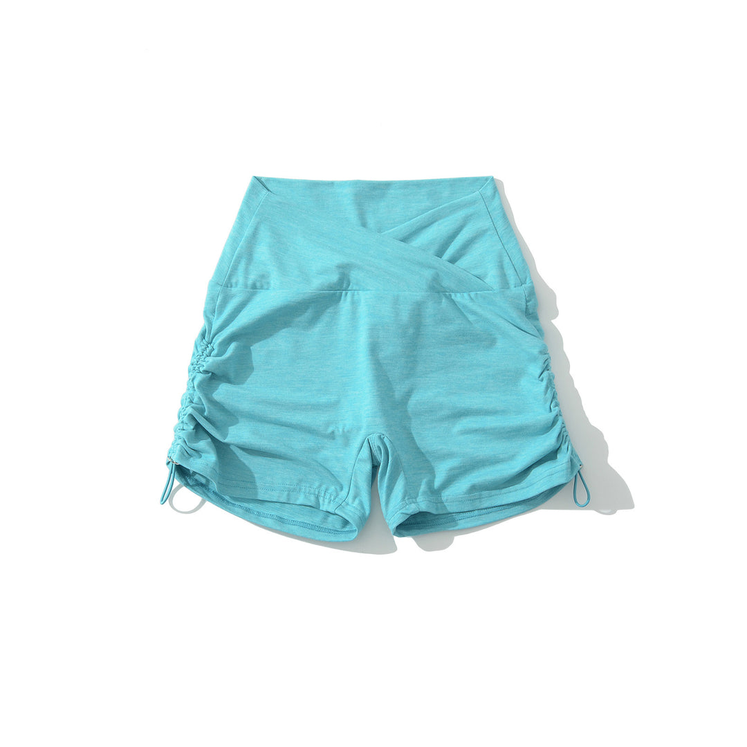 Dame Sporty Shorts med flæsedetalje og justerbar talje Stilla
