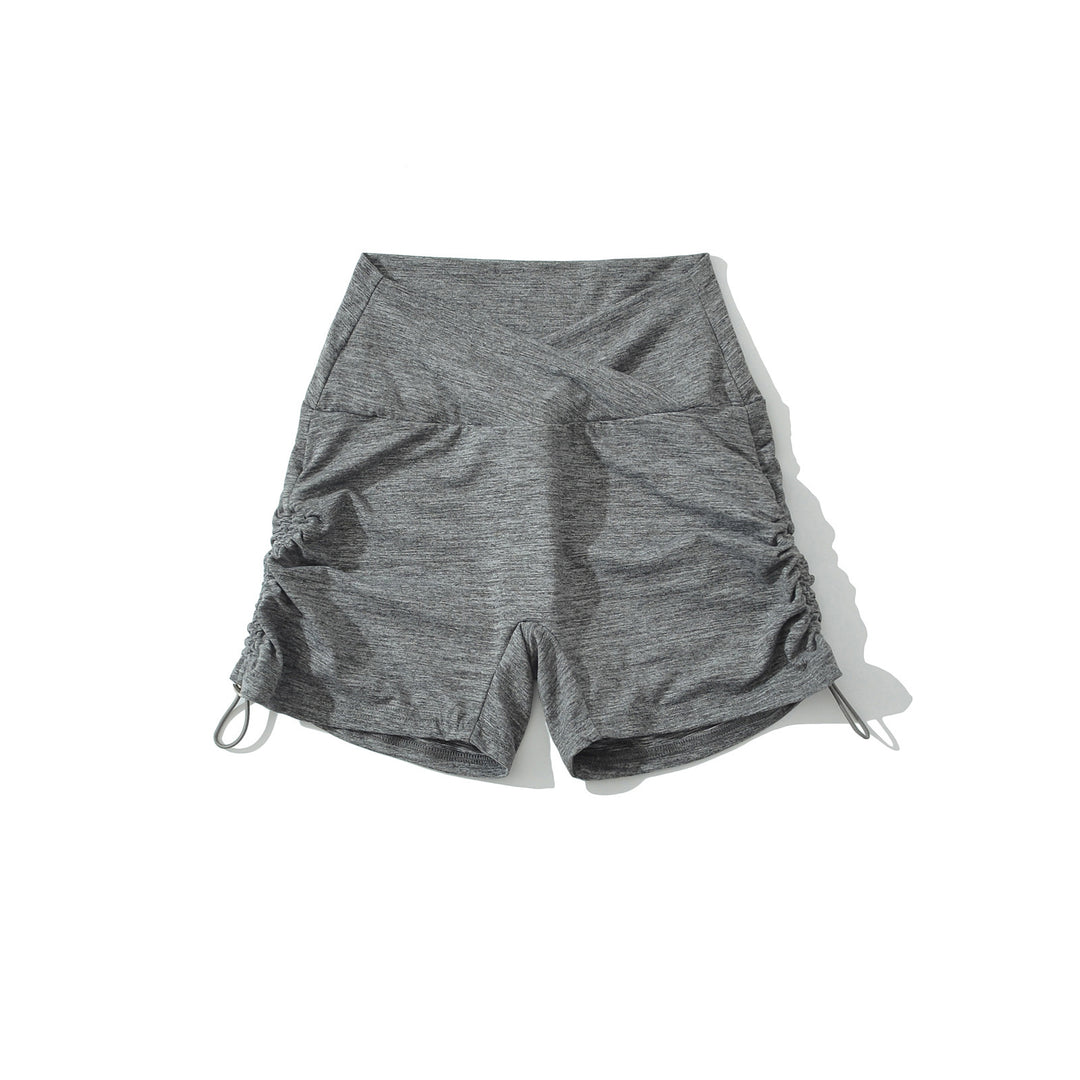 Dame Sporty Shorts med flæsedetalje og justerbar talje Stilla
