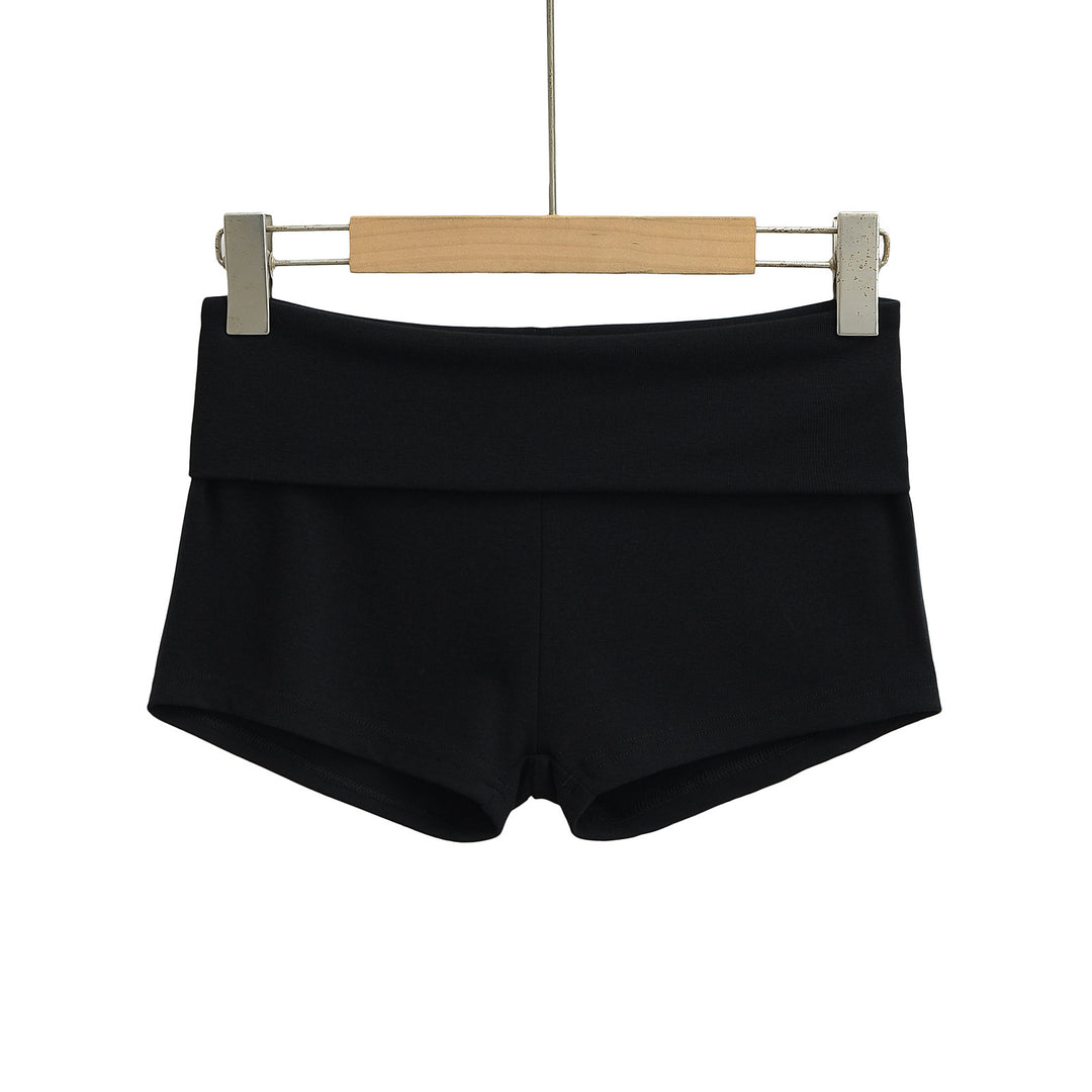 Dame Sportliche Høj talje shorts med elastisk komfortbånd Stilla