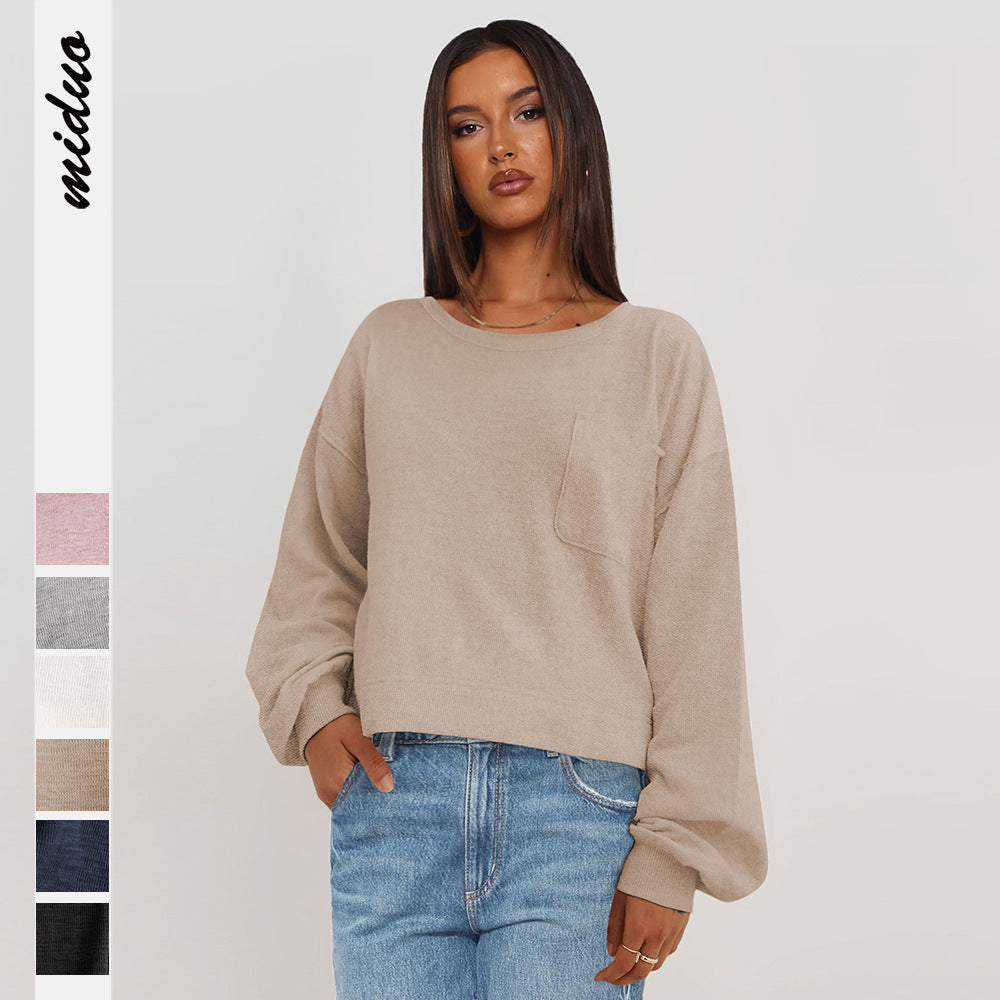 Dame fritids-loungewear-sæt med løs pasform og praktiske lommer Stilla