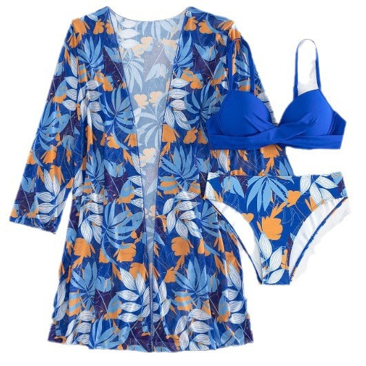 Dame Badetøj sæt med blomster Kimono Stilla