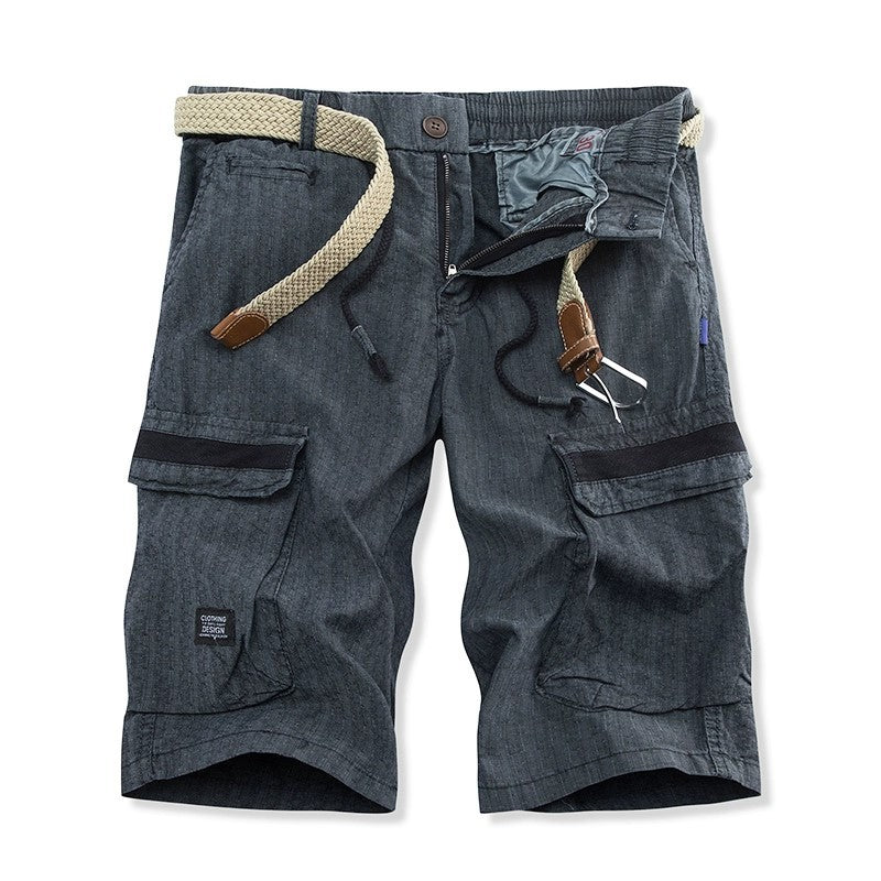 Herrer Multi-lomme Eventyr Cargo Shorts Stilla