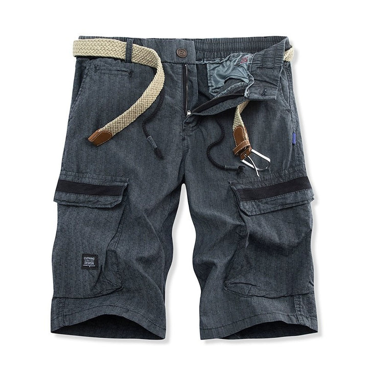Herrer Multi-lomme Eventyr Cargo Shorts Stilla