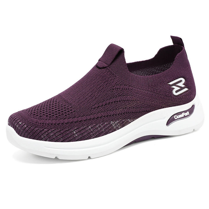 Femme Slip-On Performance Sneakers med åndbart strikovermateriale Stilla