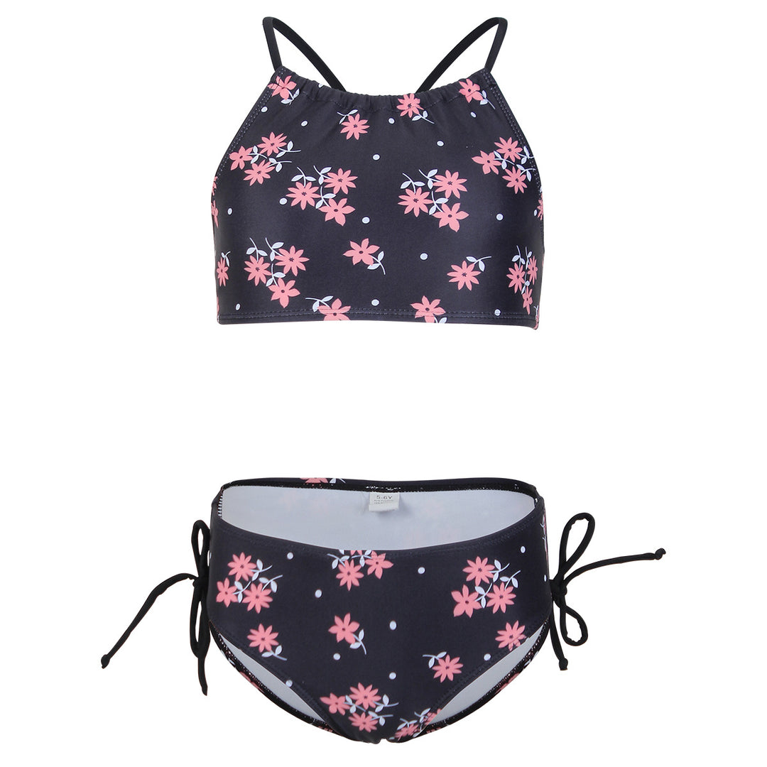 Dame bikini-sæt med justerbare stropper og blomstermønster Stilla