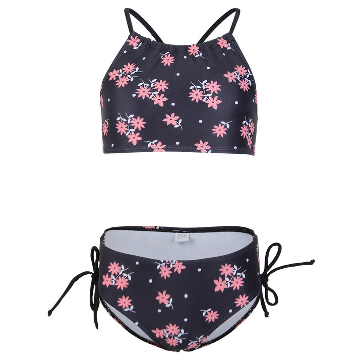 Dame bikini-sæt med justerbare stropper og blomstermønster Stilla