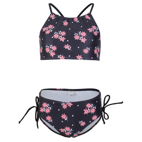 Dame bikini-sæt med justerbare stropper og blomstermønster Stilla