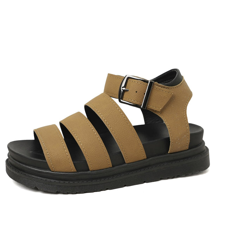 Dame sandaler med justerbar rem og ergonomisk sål Stilla