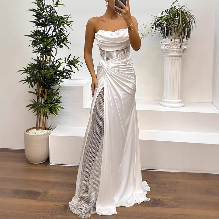 Damer Elegant Aftenkjole med off-shoulder design og raffinerede draperinger Stiila